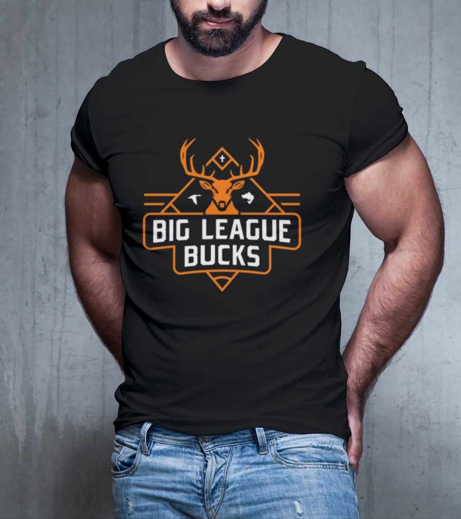 Big League Bucks Deer Antler T-Shirt