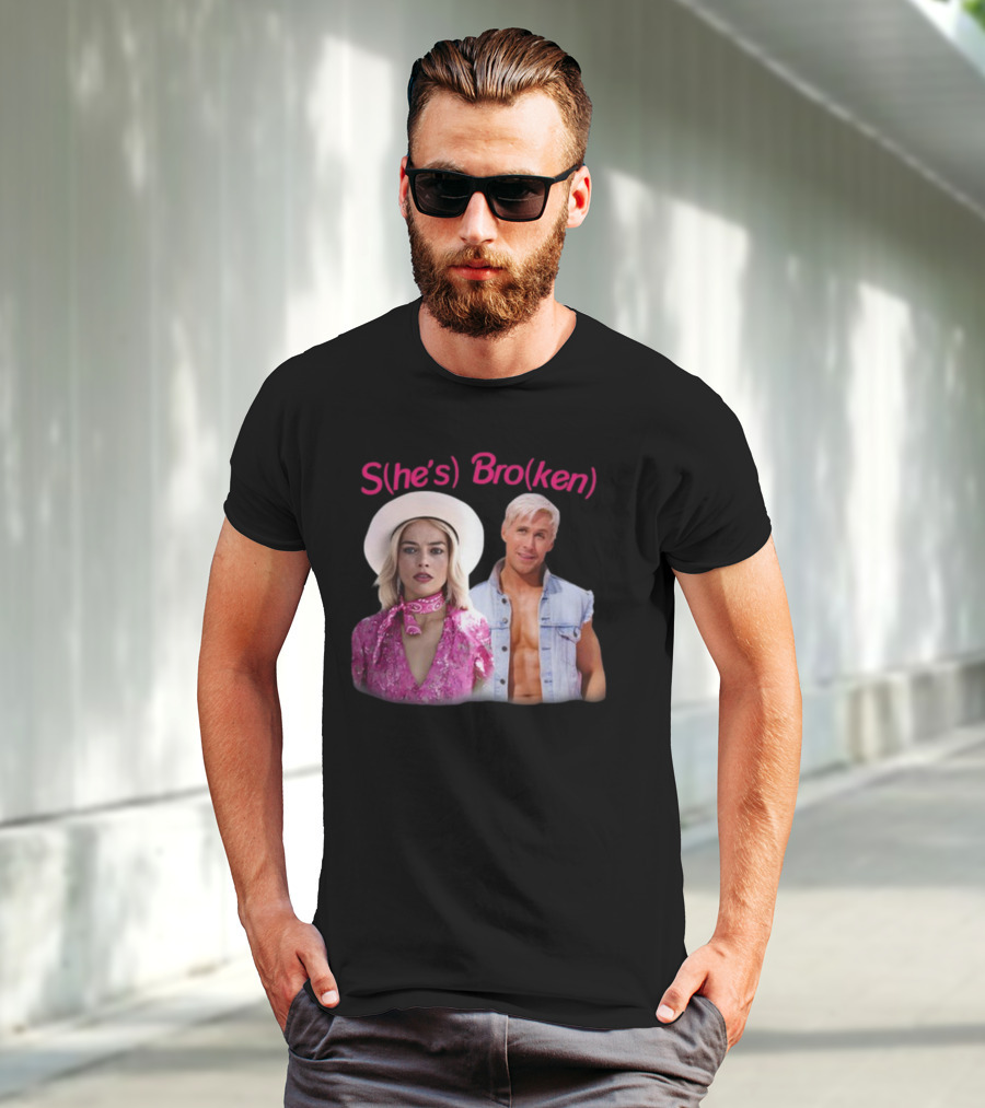 S(He's) Bro(Ken) Iconic Style Statement In Pop Culture T-Shirt