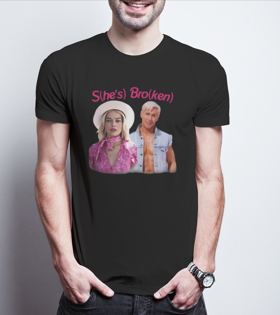 S(He's) Bro(Ken) Iconic Style Statement In Pop Culture T-Shirt