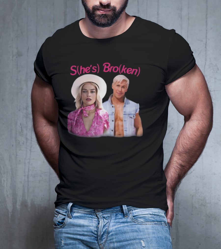 S(He's) Bro(Ken) Iconic Style Statement In Pop Culture T-Shirt