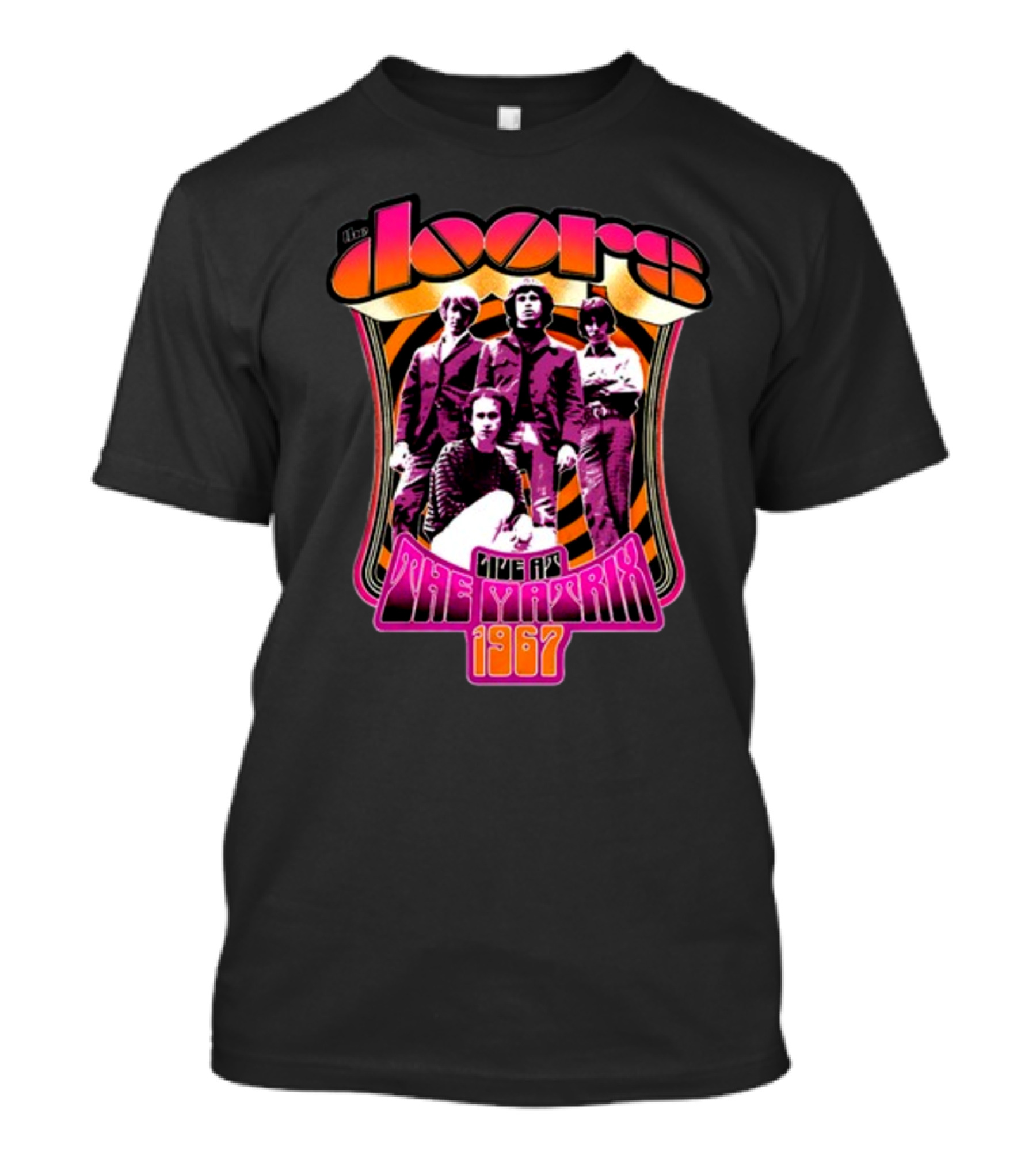 The Doors Live At The Matrix 1967 Psychedelic Band Photo T-Shirt