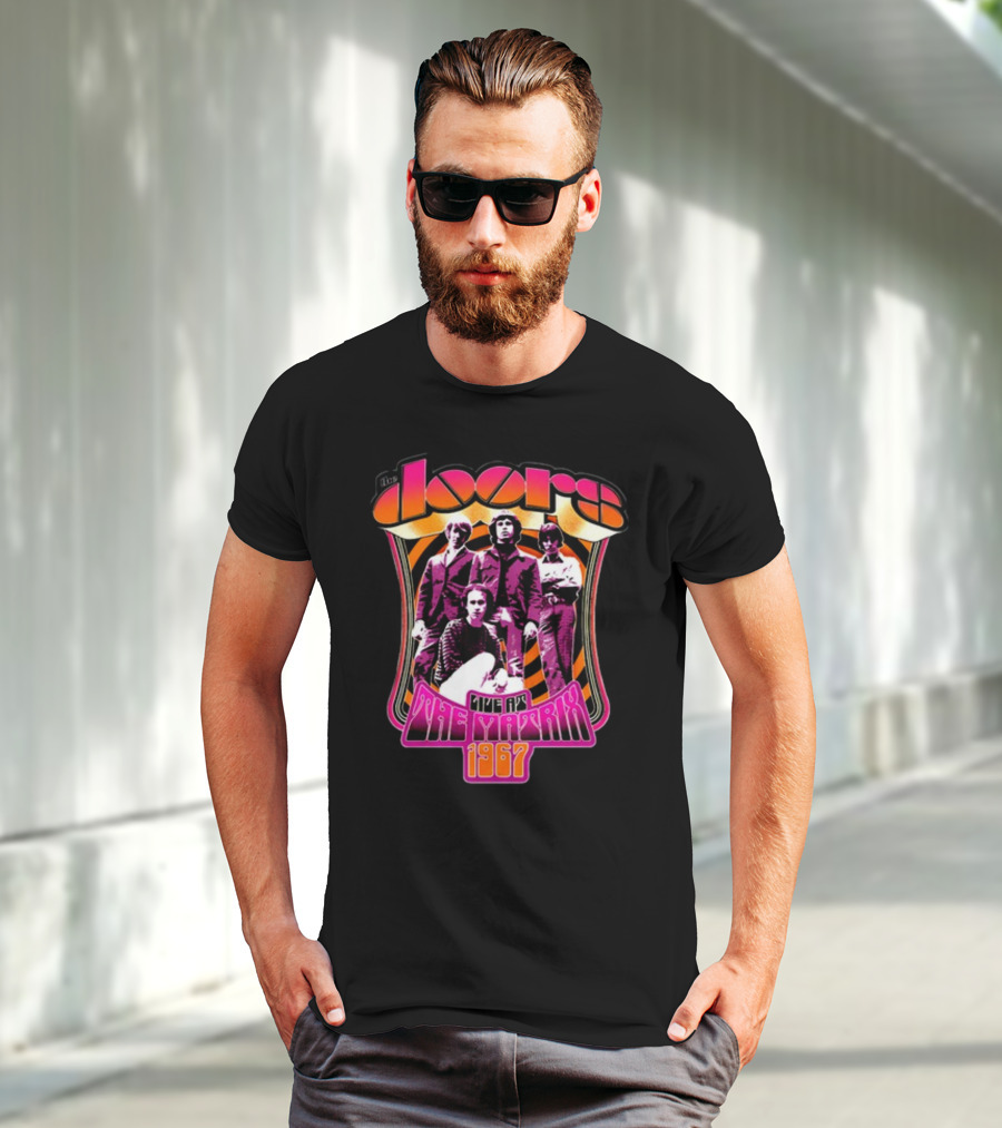 The Doors Live At The Matrix 1967 Psychedelic Band Photo T-Shirt