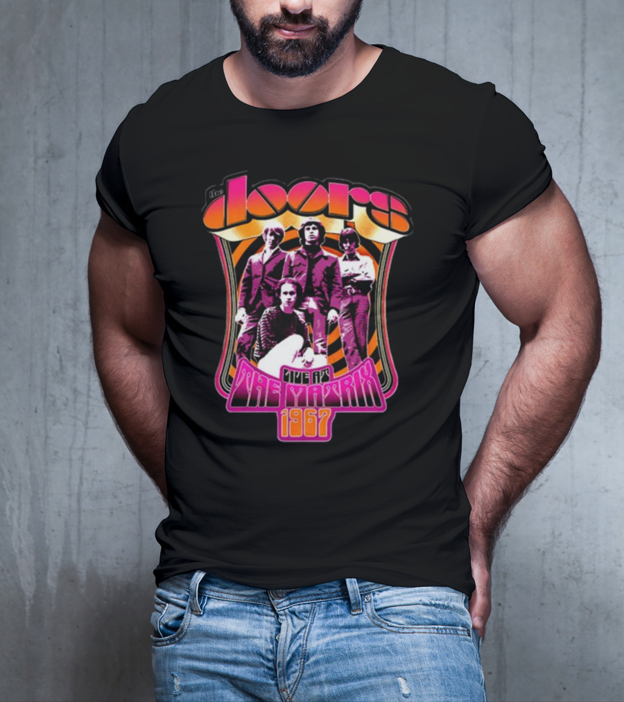 The Doors Live At The Matrix 1967 Psychedelic Band Photo T-Shirt