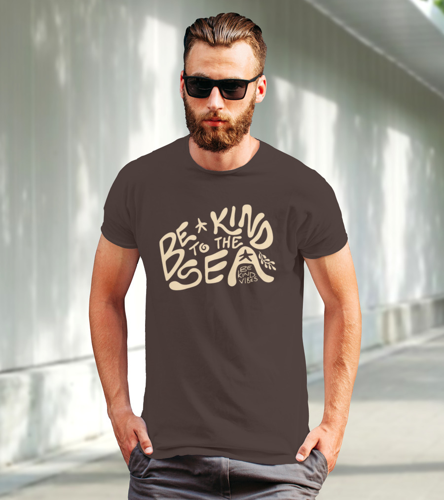 Be Kind Vibes Be Kind To The Sea Starfish Plant Emphasis T-Shirt