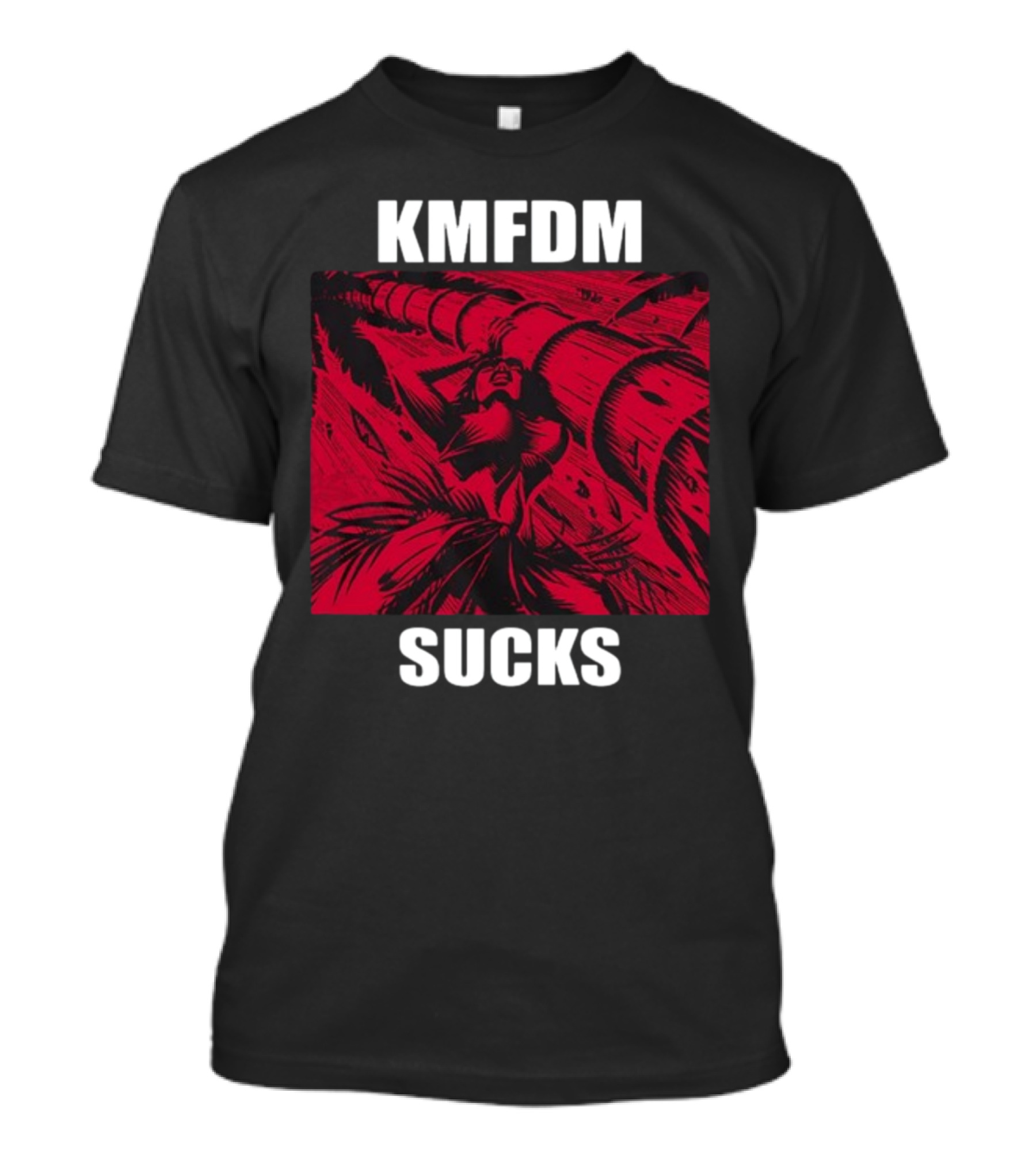 KMFDM Sucks Blood Red Rare T-Shirt