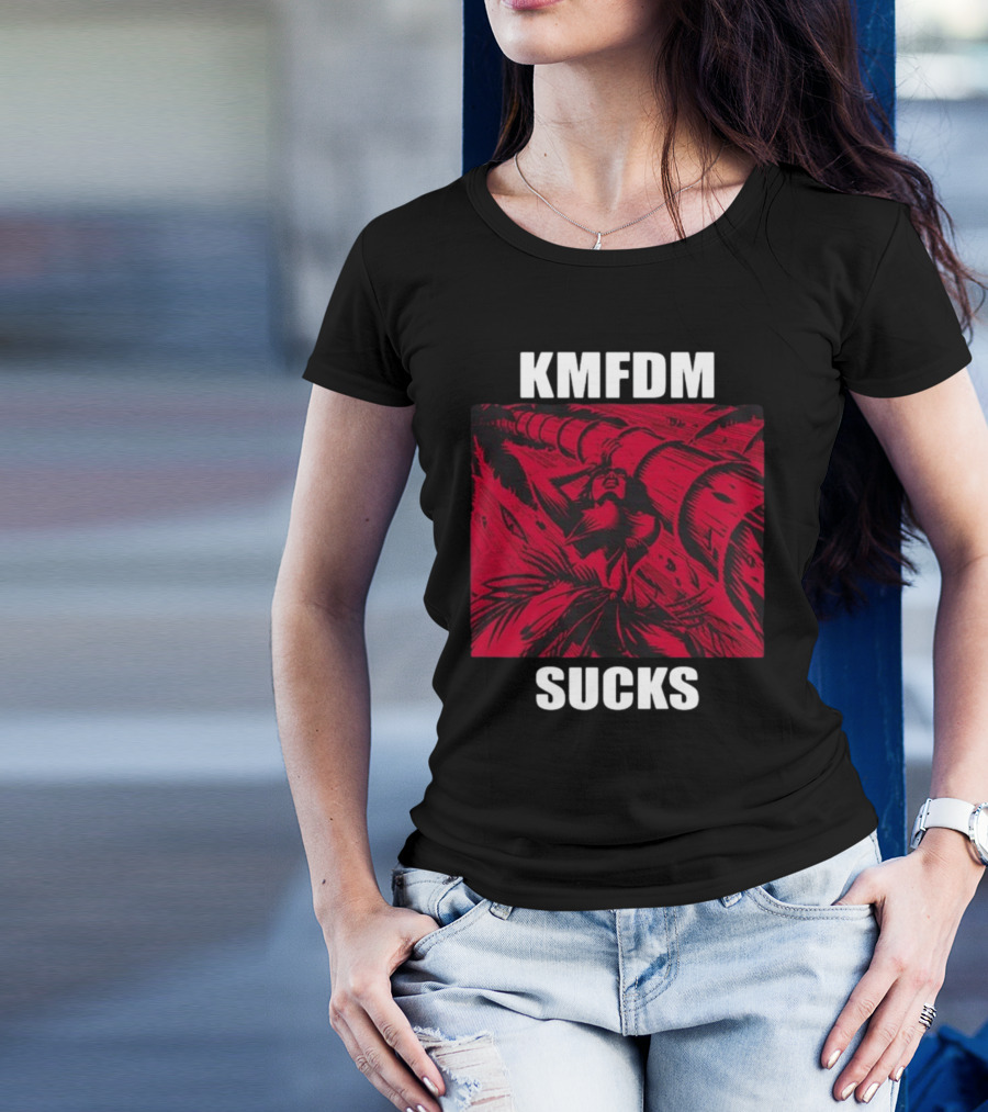 KMFDM Sucks Blood Red Rare T-Shirt