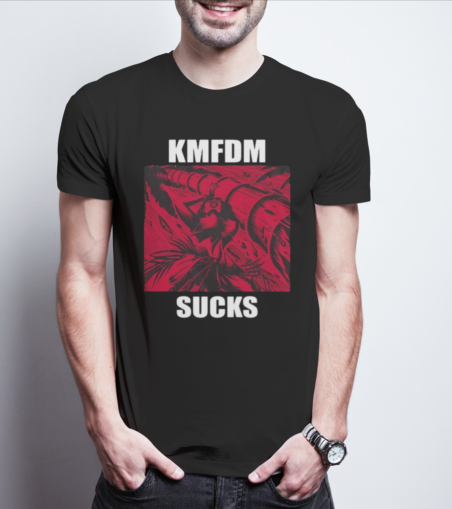 KMFDM Sucks Blood Red Rare T-Shirt