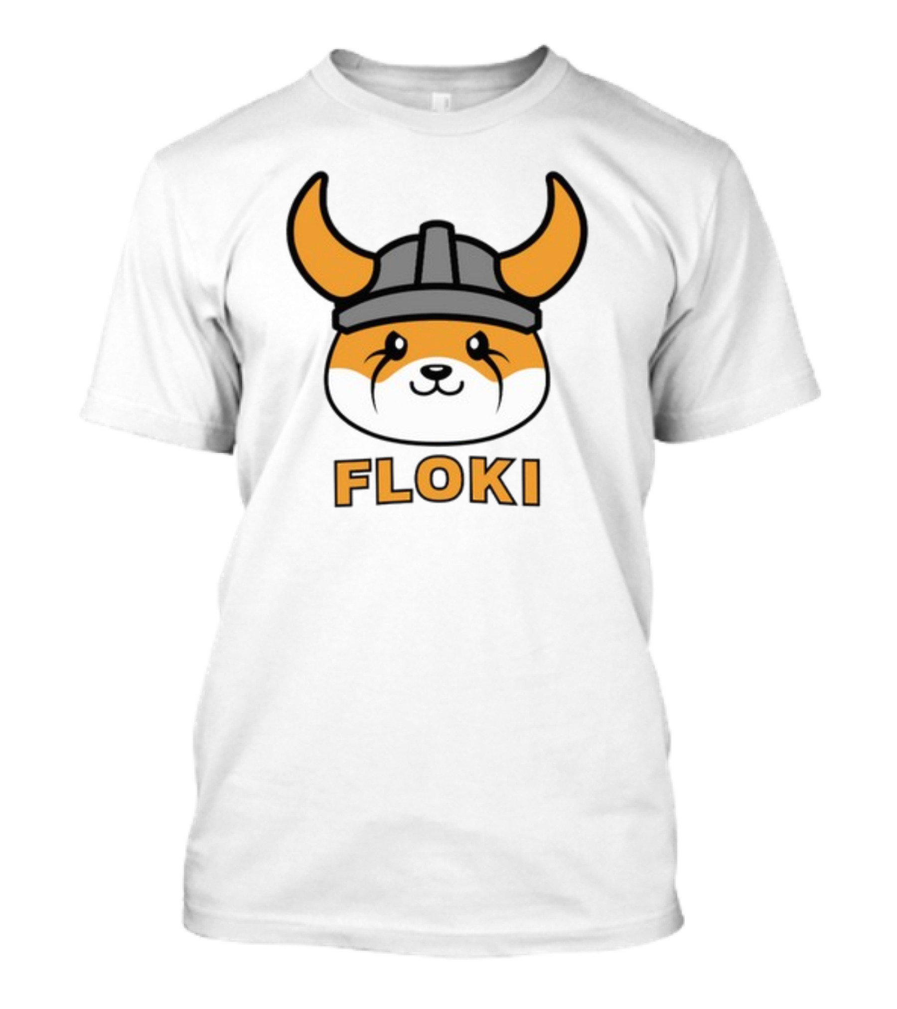 Floki Viking Helmet Dog Face T-Shirt
