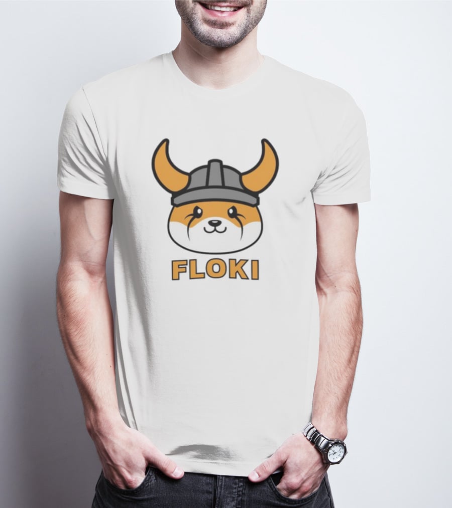 Floki Viking Helmet Dog Face T-Shirt