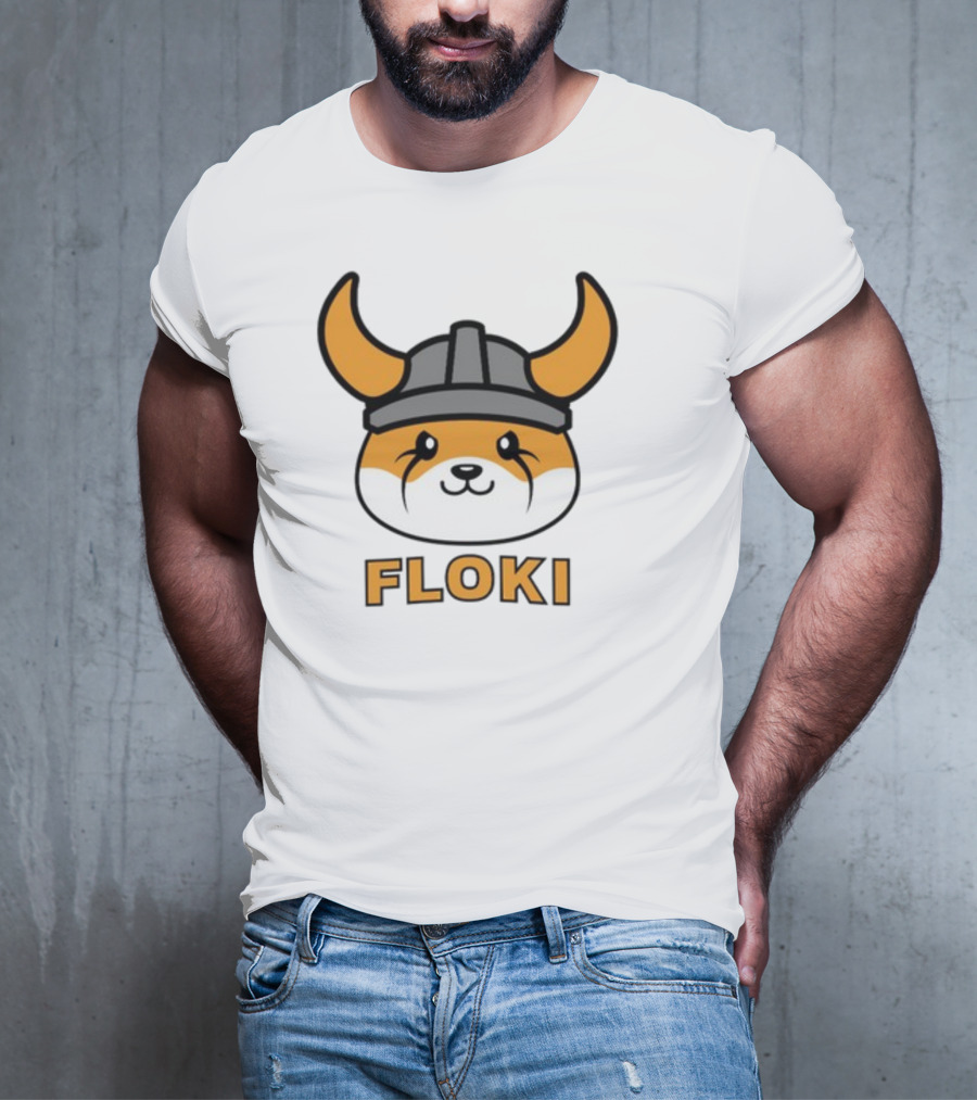 Floki Viking Helmet Dog Face T-Shirt