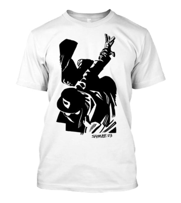 Chris Samnee '03 Spider-Man Noir Silhouette Dark T-Shirt