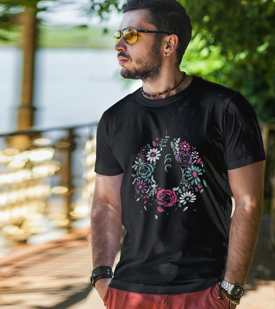 Omori Flower Crown Floral Bouquet Blossoms T-Shirt