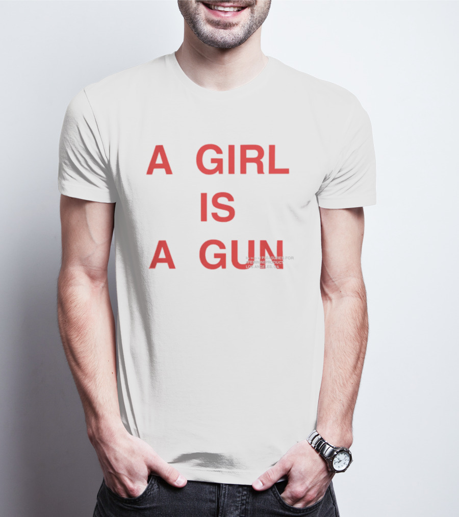 A Girl Is A Gun Pleasures X FTP Los Angeles Collaboration T-Shirt