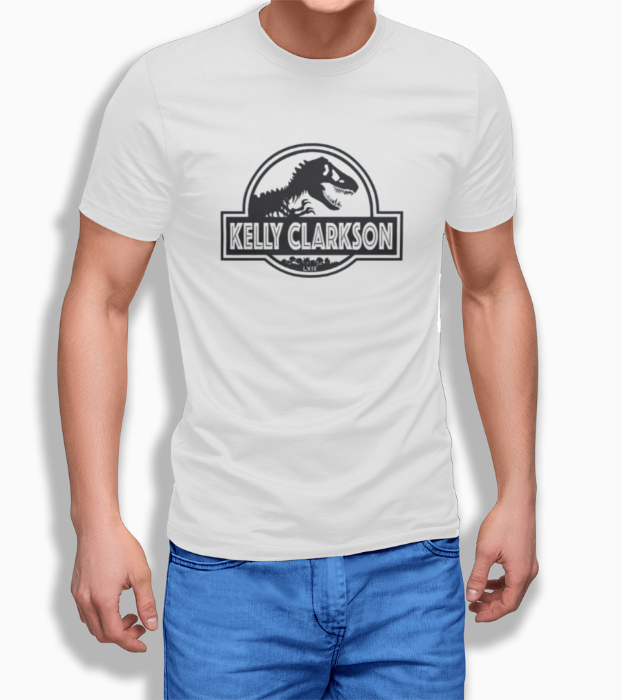 Kelly Clarkson Dinosaur Logo Inspired By Jurassic Movie Franchise T-Shirt