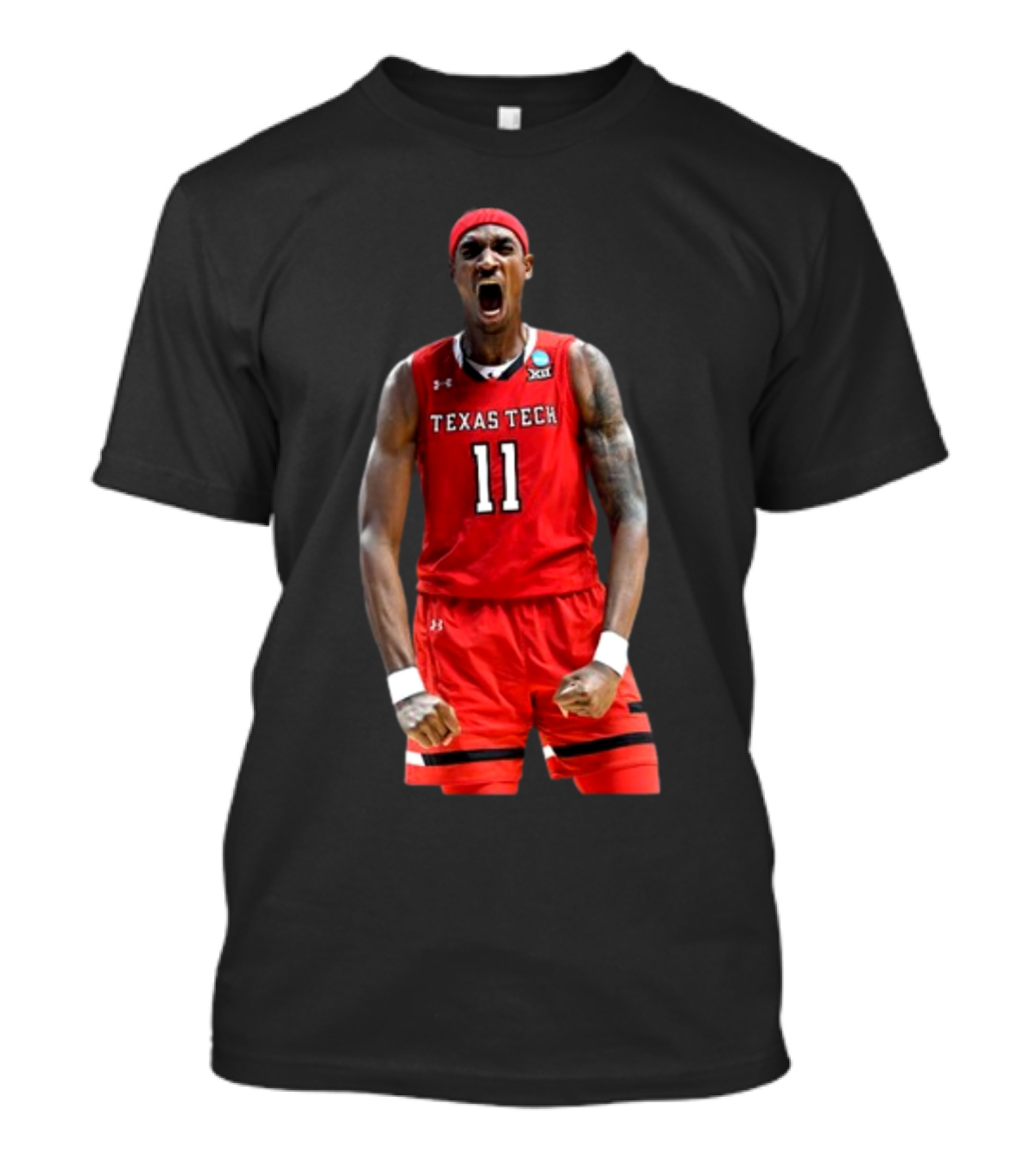 Tariq Owens Texas Tech Red Raiders Basketball 11 NCAA Tournament Roar T-Shirt