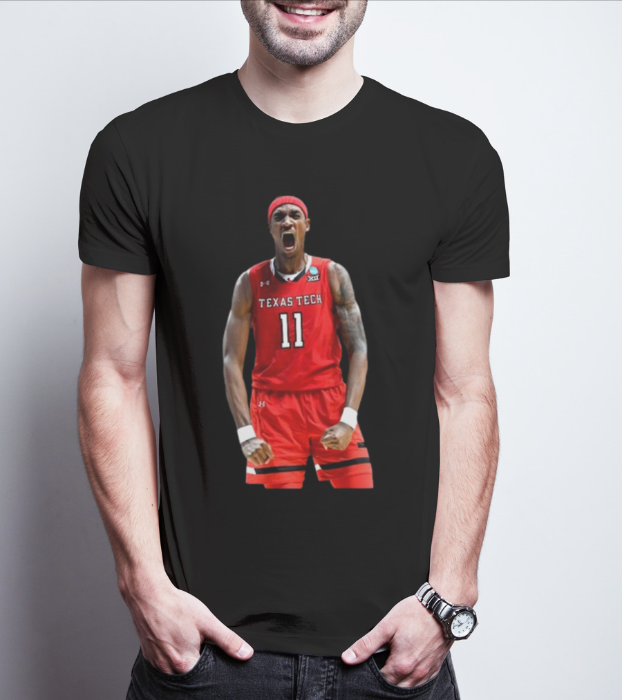 Tariq Owens Texas Tech Red Raiders Basketball 11 NCAA Tournament Roar T-Shirt