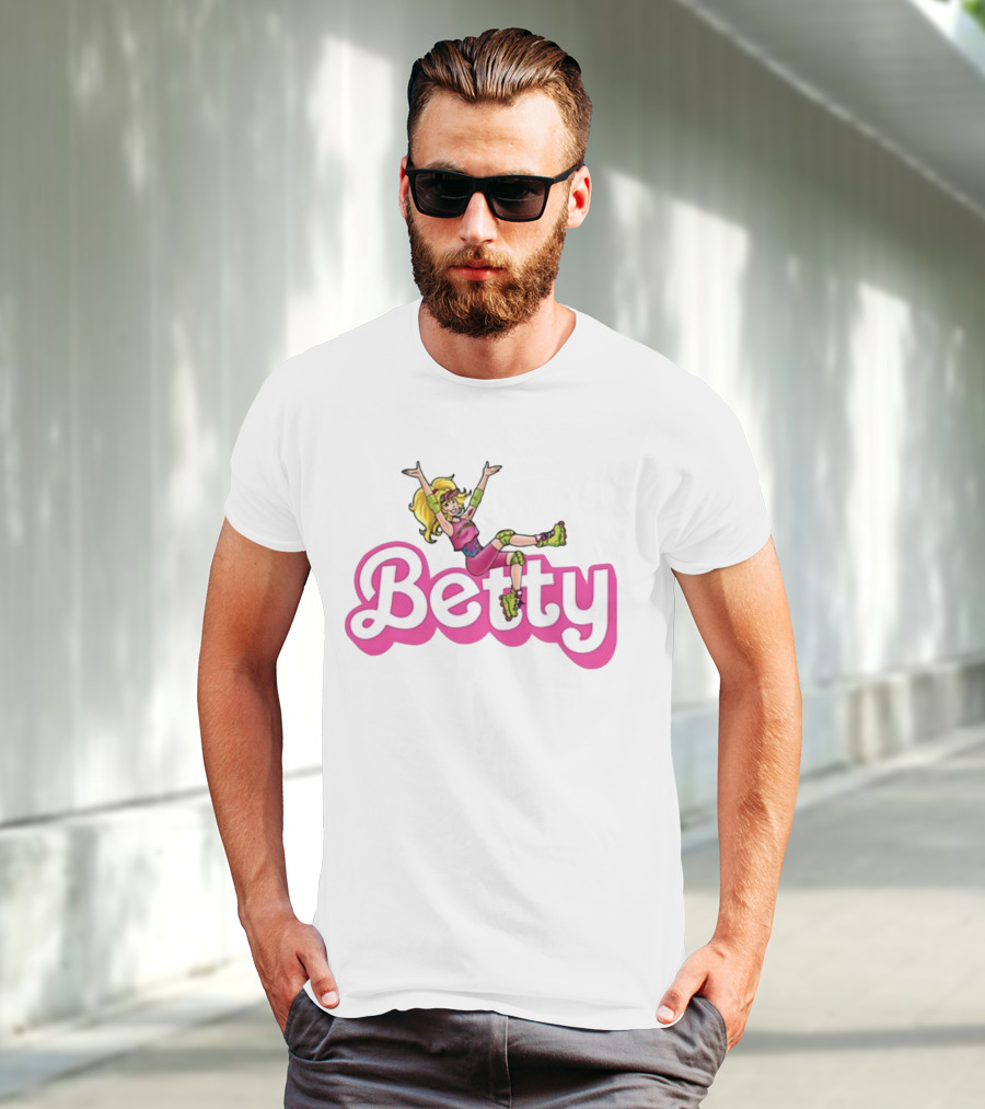 Betty Roller Skating Fun Barbie Style Adventure T-Shirt