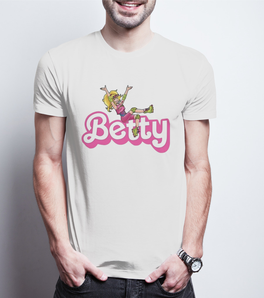 Betty Roller Skating Fun Barbie Style Adventure T-Shirt