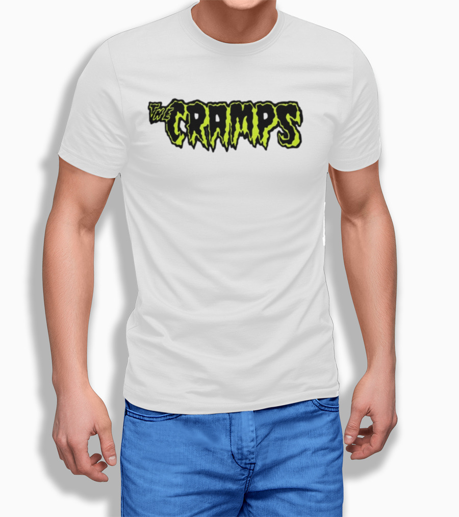Greg Gutfeld The Cramps Logo Neon Gothic T-Shirt