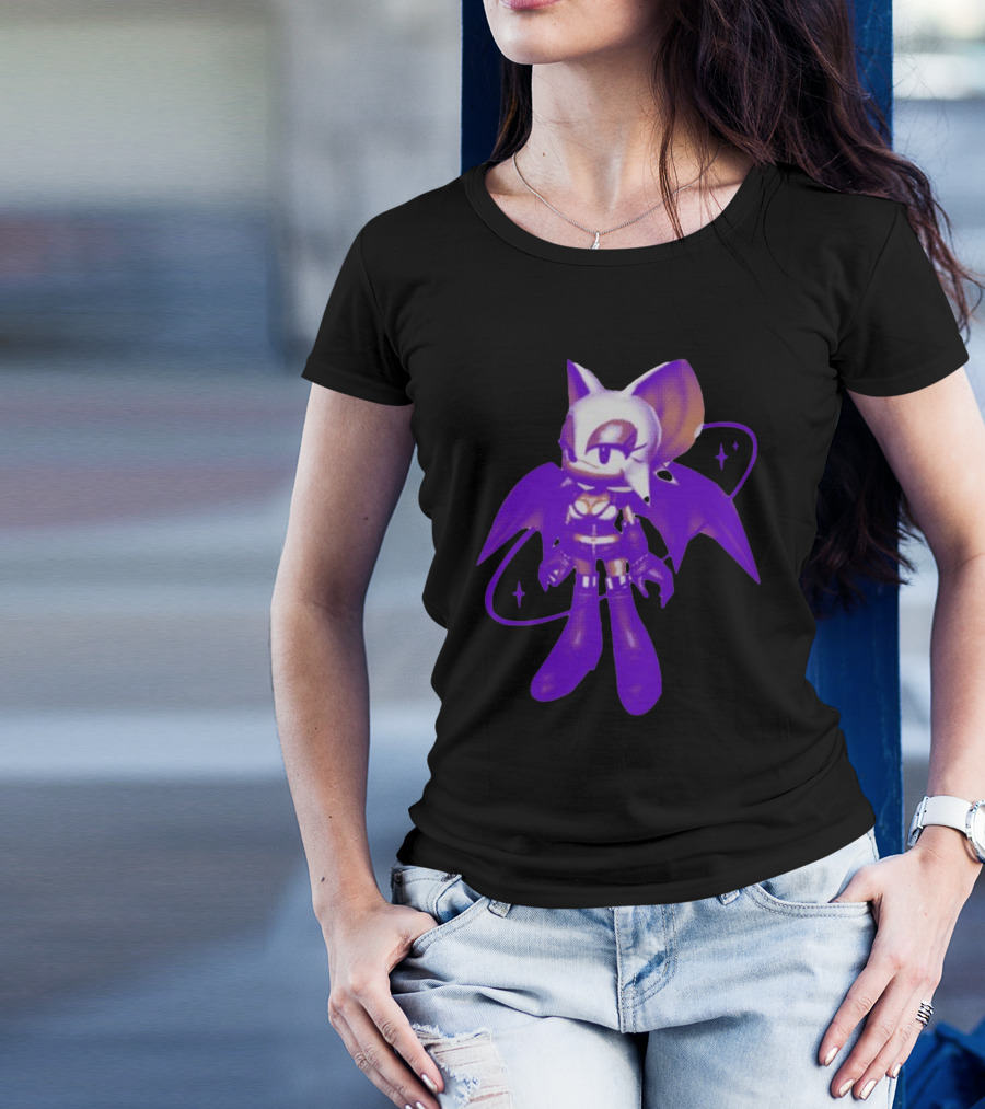Mamonoworld Y2k Rouge Bat Character T-Shirt