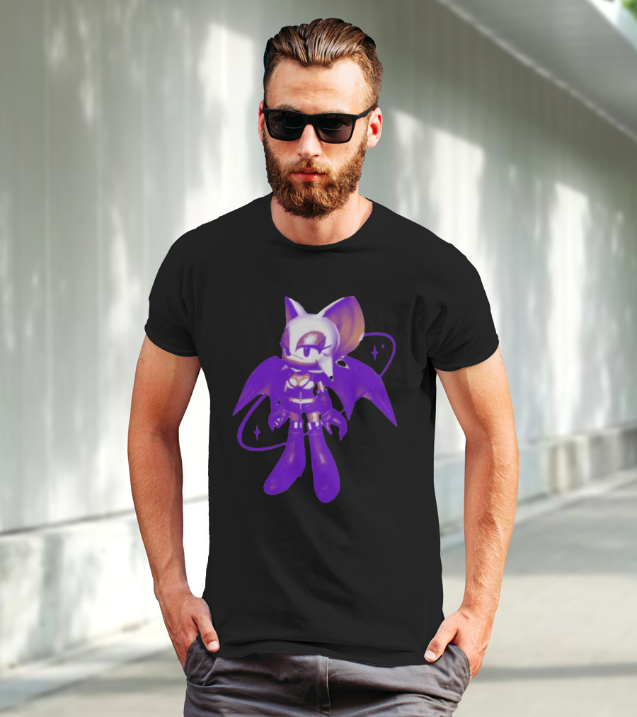 Mamonoworld Y2k Rouge Bat Character T-Shirt