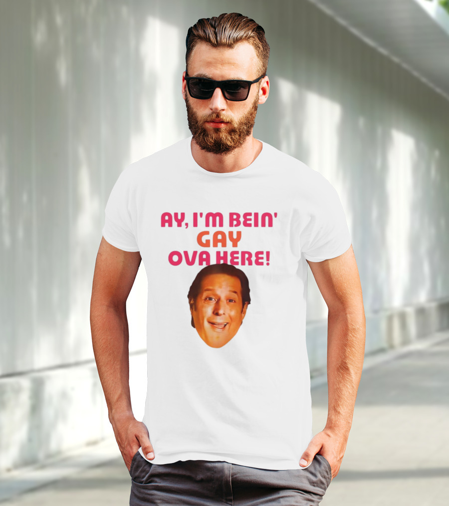 AY I'M BEIN' GAY OVA HERE ANTHONY ATAMANUIK FACE T-Shirt