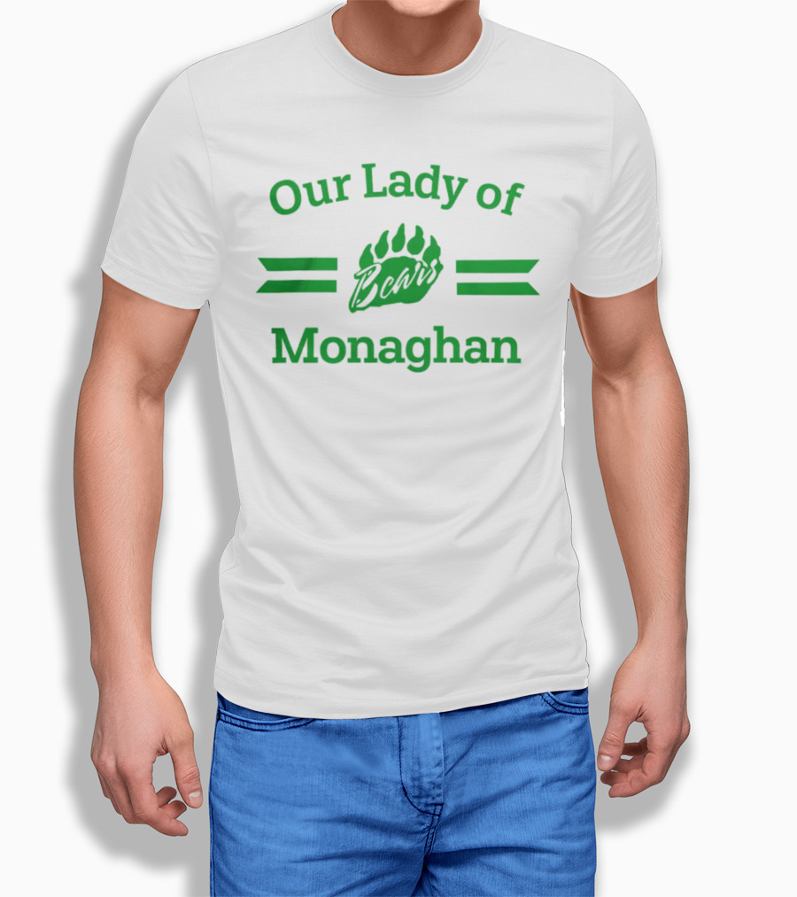 Our Lady Of Bears Monaghan Paw Prints T-Shirt