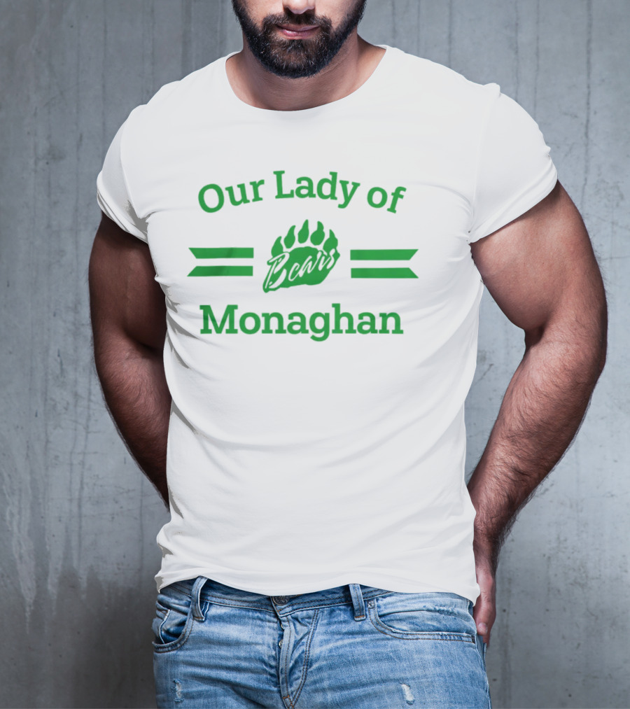 Our Lady Of Bears Monaghan Paw Prints T-Shirt