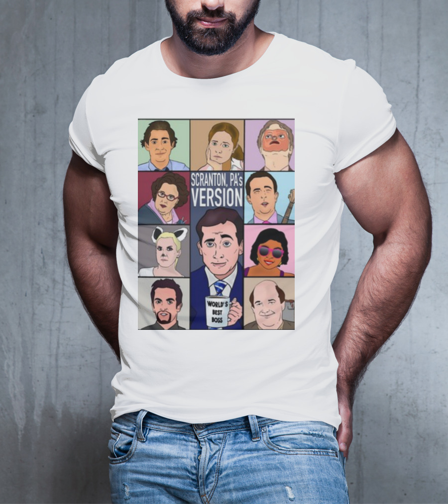 Scranton PA's Version The Office Eras World's Best Boss T-Shirt