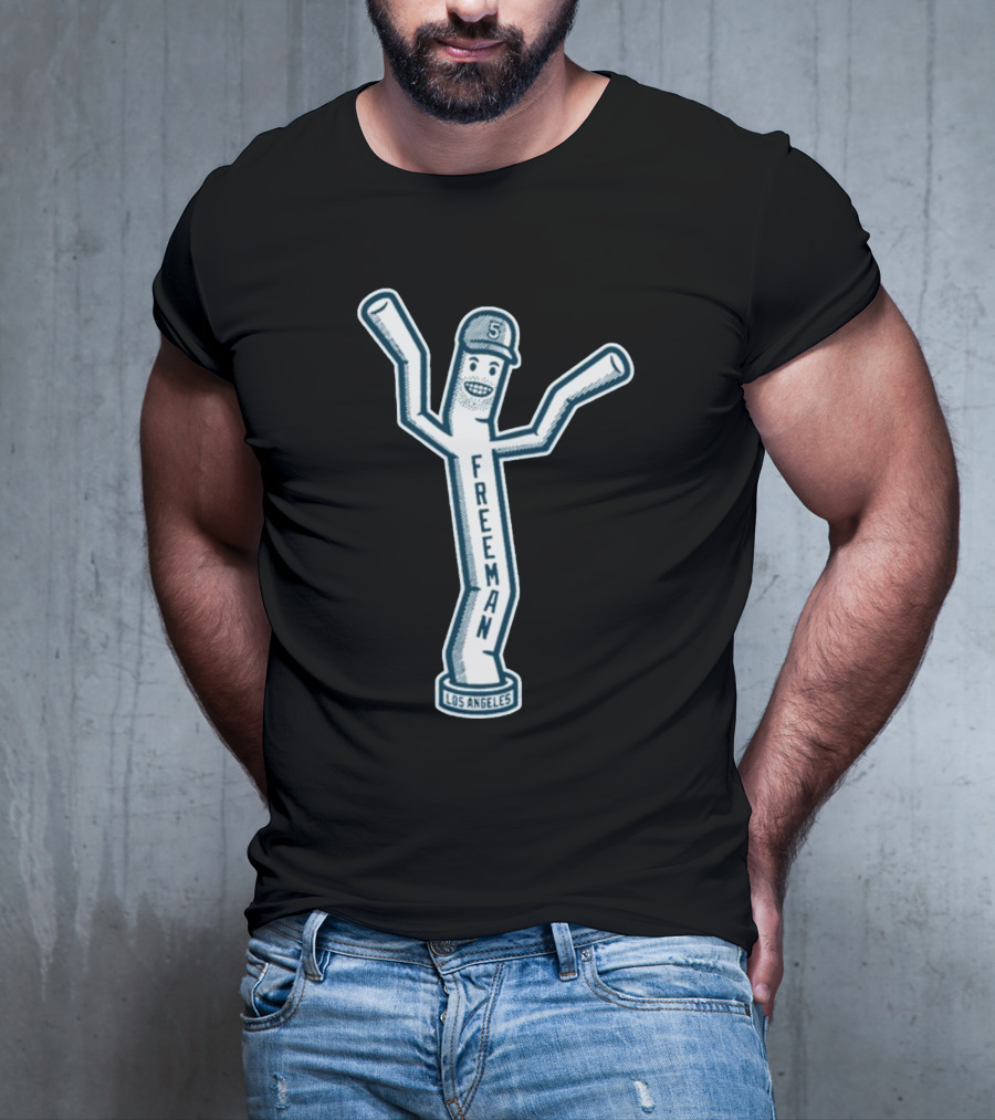 Freddie Freeman Los Angeles Dancing Inflatable Tube Guy T-Shirt