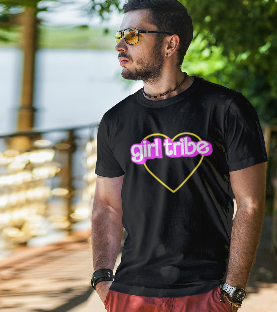 Malibu Girl Tribe Heart Neon T-Shirt