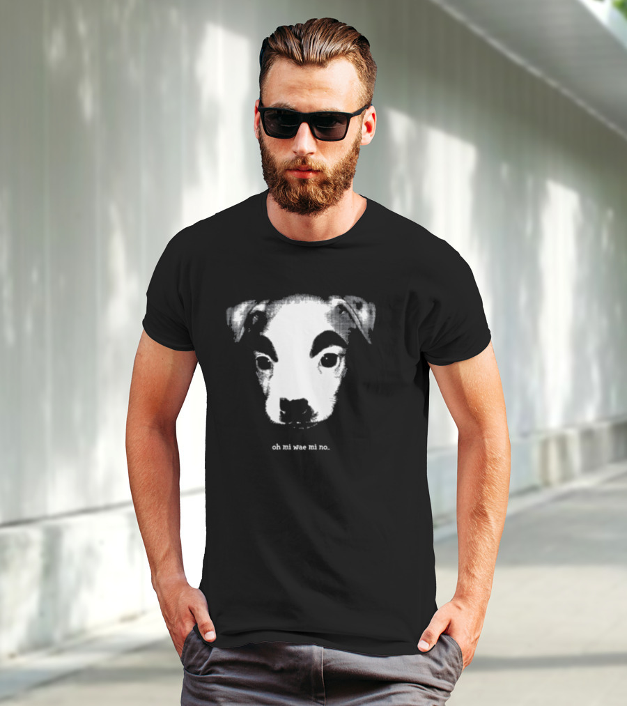 Mamono World Oh Mi Wae Mi No Dog Image T-Shirt