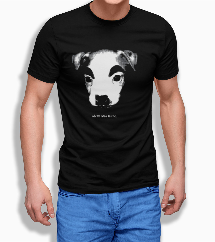 Mamono World Oh Mi Wae Mi No Dog Image T-Shirt