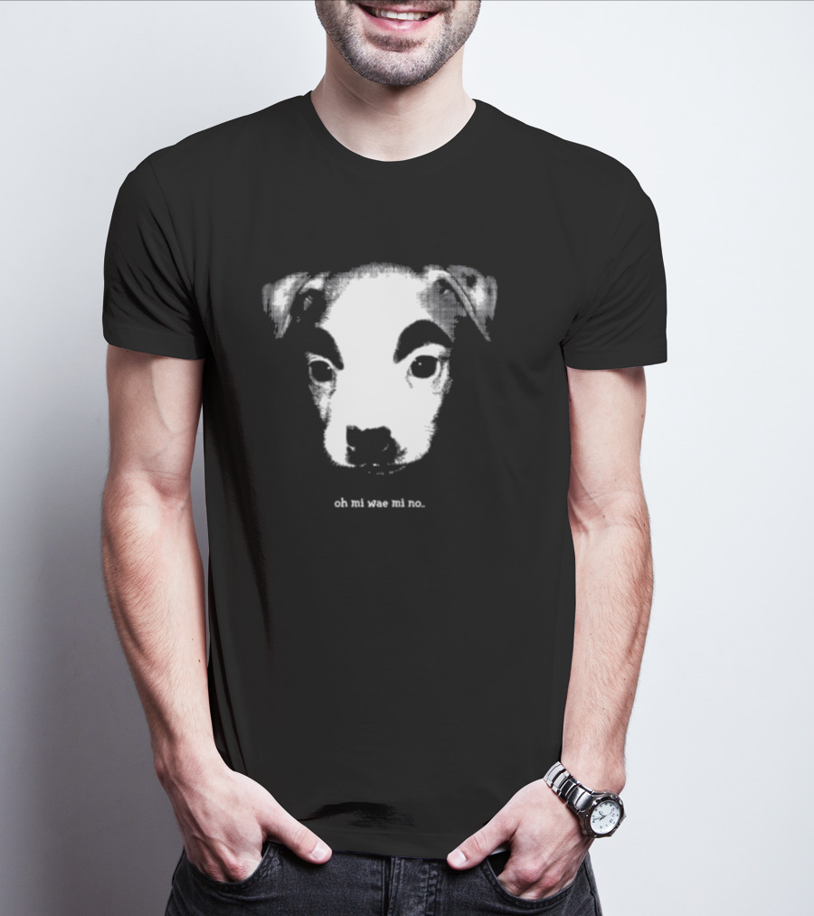 Mamono World Oh Mi Wae Mi No Dog Image T-Shirt