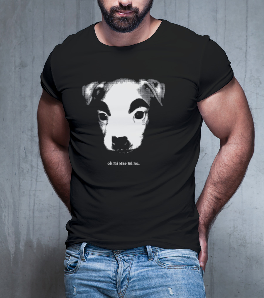 Mamono World Oh Mi Wae Mi No Dog Image T-Shirt