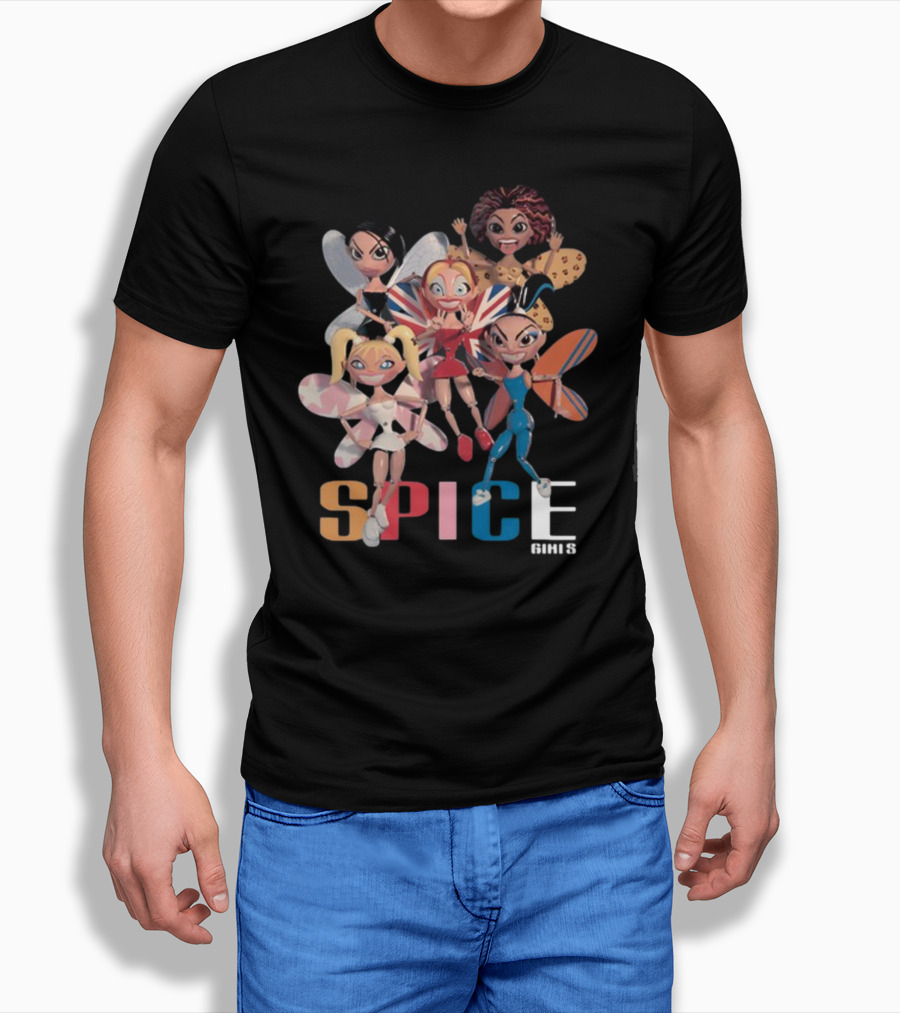 Thespicegirls Bat-Wing Fairies SPICE Girls T-Shirt