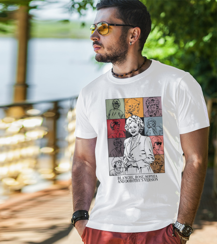 Blanche Rose Sophia Dorothy's Version Pop Art Portraits T-Shirt