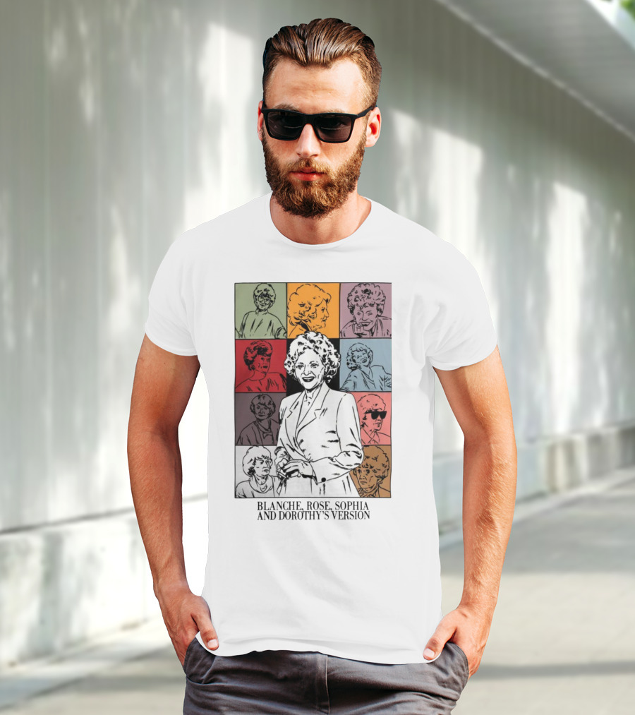 Blanche Rose Sophia Dorothy's Version Pop Art Portraits T-Shirt