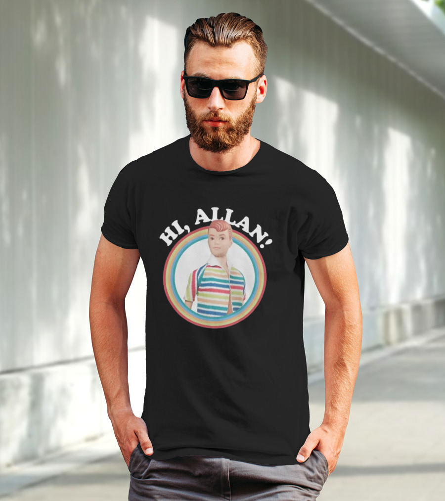 Hi Allan Retro Rainbow Toy T-Shirt