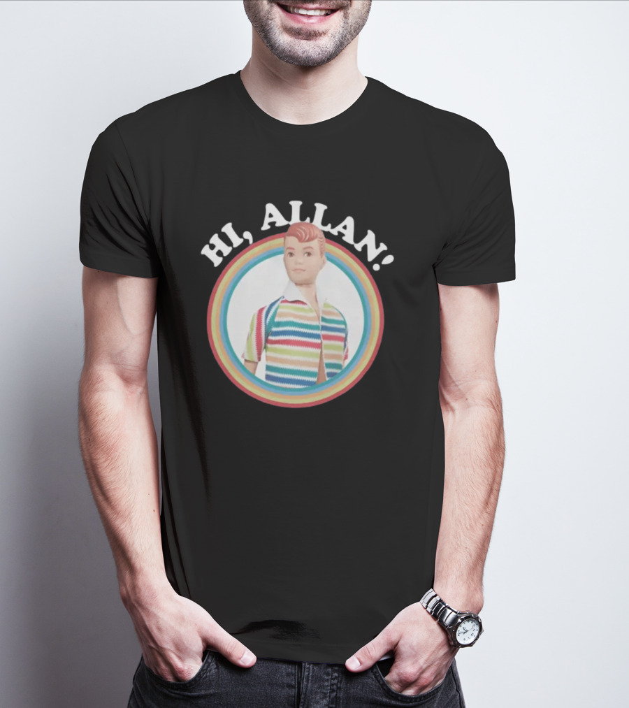 Hi Allan Retro Rainbow Toy T-Shirt