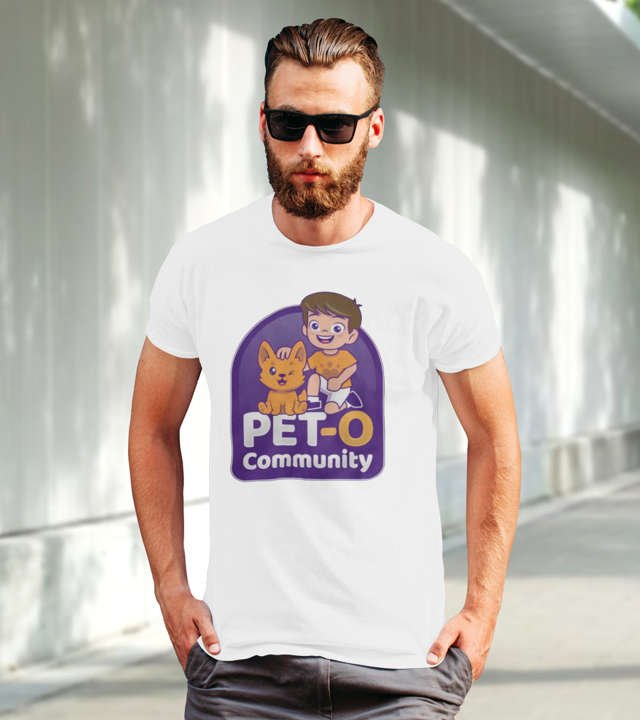 PET-O Community Winking Dog Child Cartoon T-Shirt