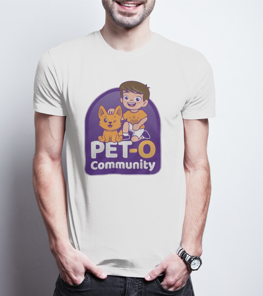 PET-O Community Winking Dog Child Cartoon T-Shirt