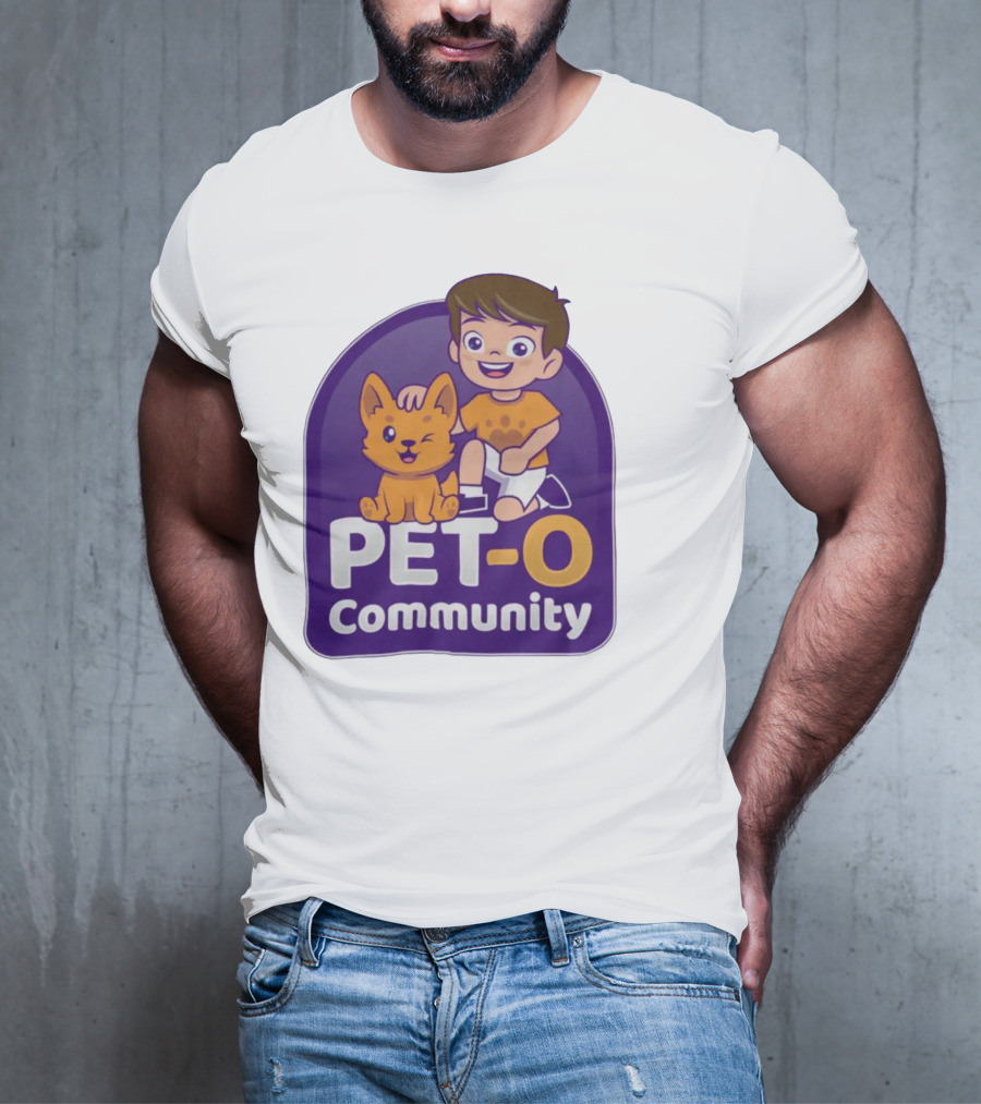 PET-O Community Winking Dog Child Cartoon T-Shirt