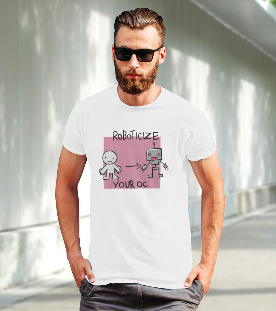 Roboticize Your Oc Simple Figure To Robot Transformation T-Shirt