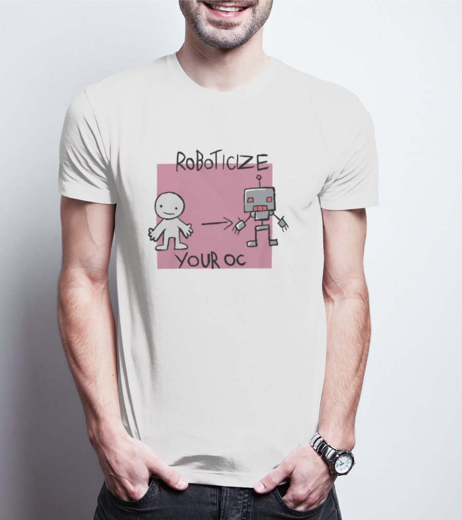 Roboticize Your Oc Simple Figure To Robot Transformation T-Shirt
