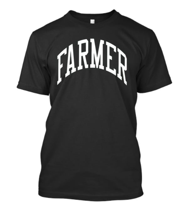 Shane Dawson Farmer Black Arch Text T-Shirt