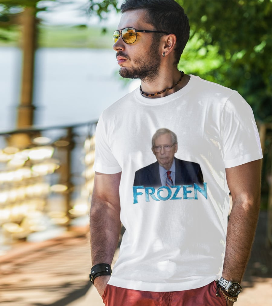 Mitch McConnell Frozen Parody Image With Frozen T-Shirt