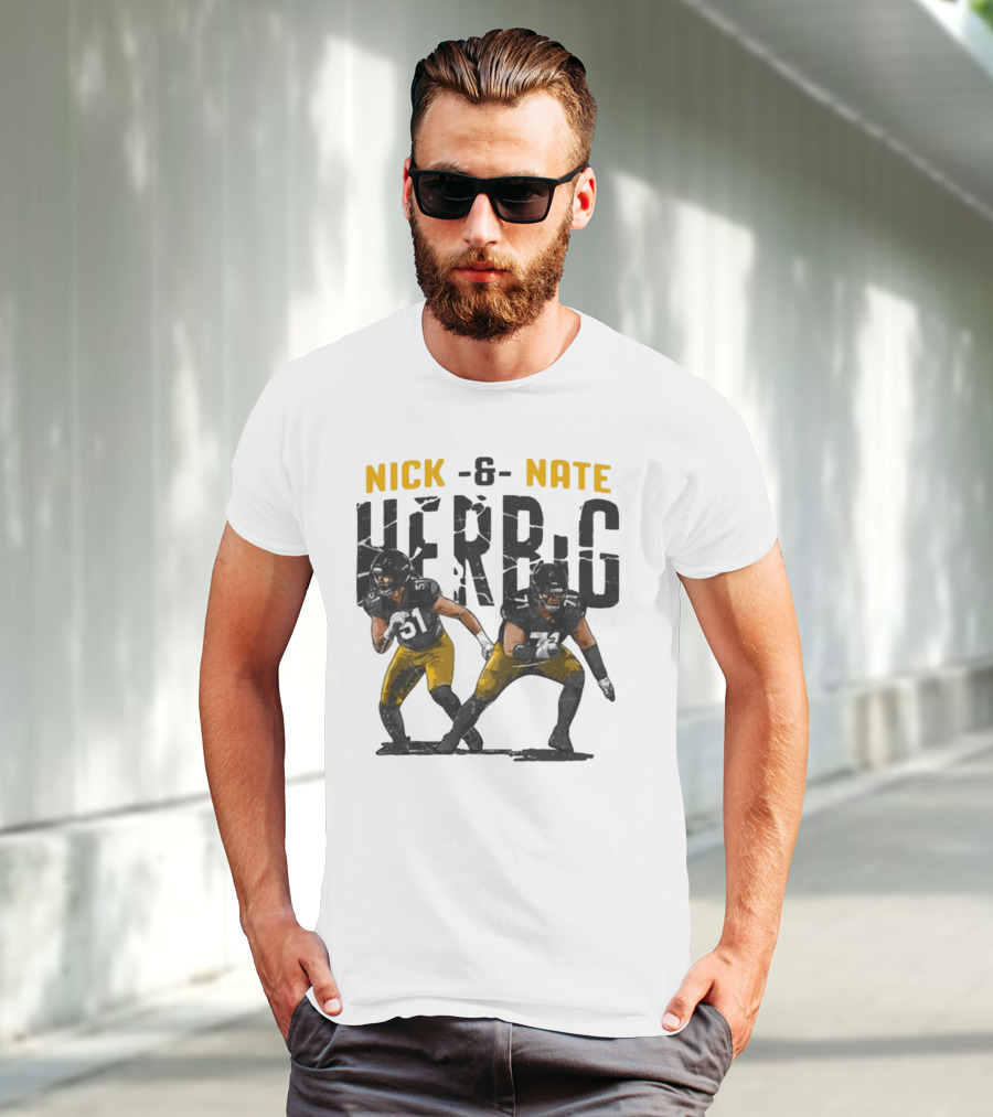 Pittsburgh Steelers Nick And Nate Herbig 51 71 T-Shirt
