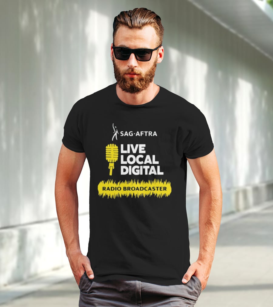 SAG-AFTRA Live Local Digital Radio Broadcaster Carolyn Dur T-Shirt