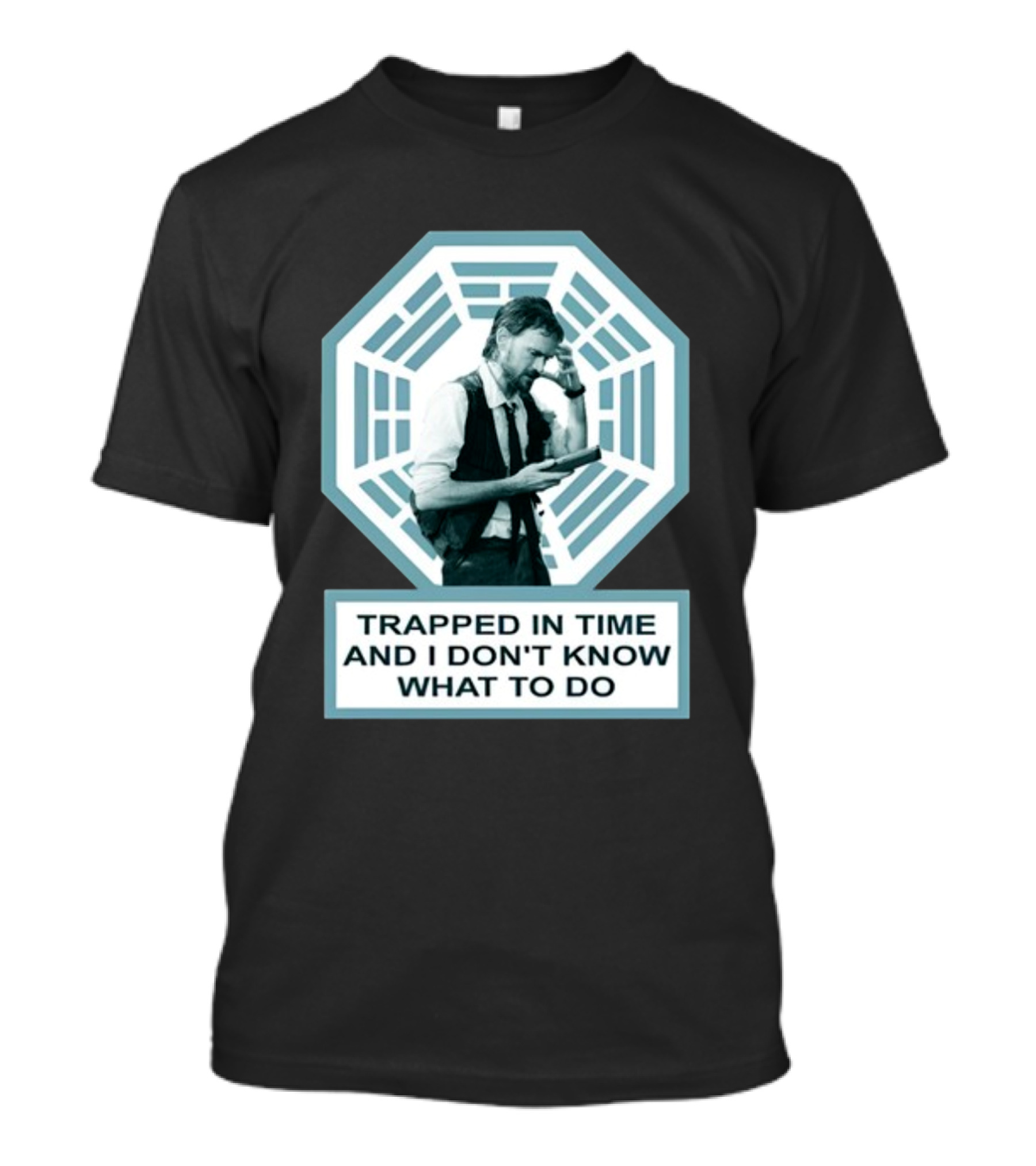 Daniel Faraday Trapped In Time Dharma Initiative Paradox Quandary T-Shirt